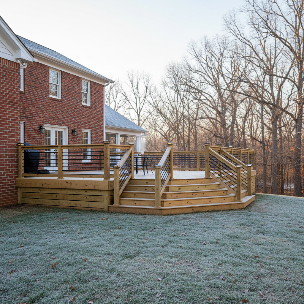 Why Winter Is Best for Irondale Custom Deck Construction