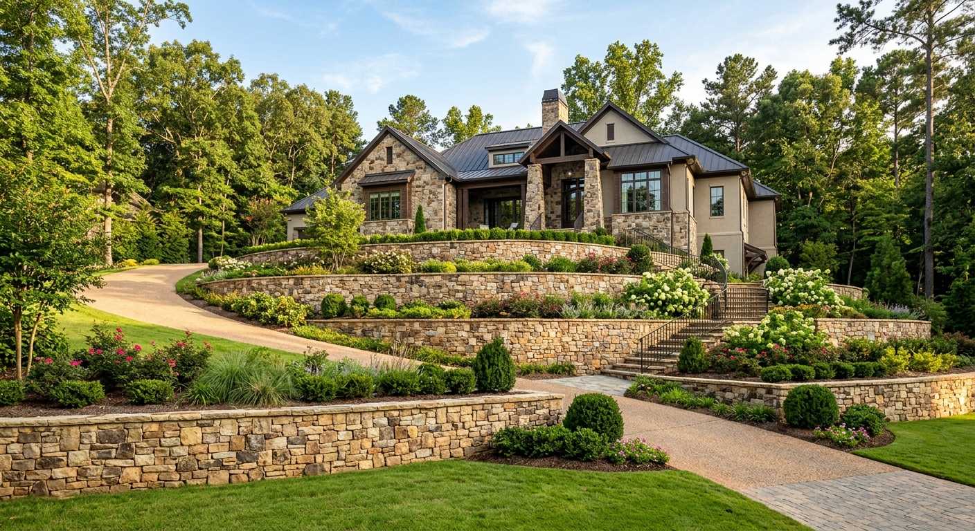 Why Retaining Walls Fail on Vestavia Hills' Red Clay Slopes