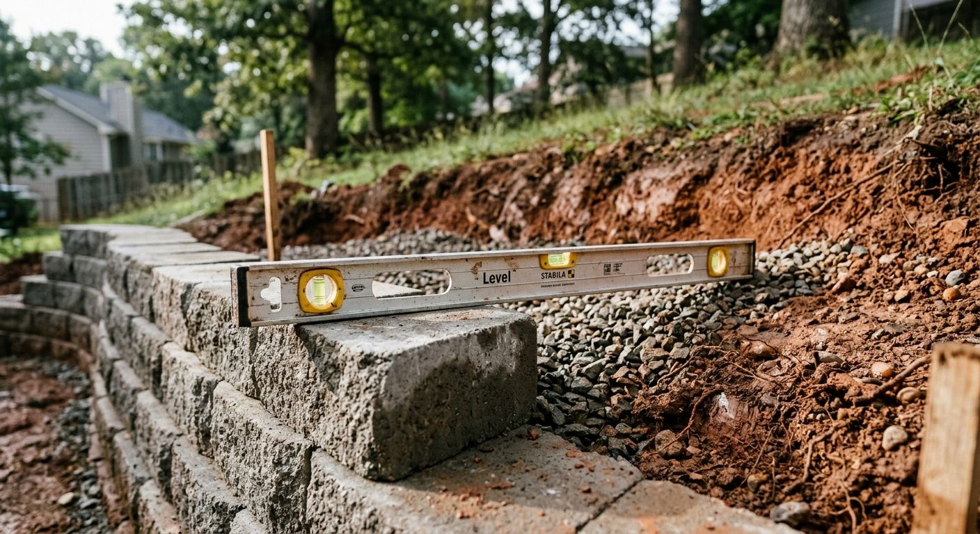 How Homewood Clay Soils Destroy Unengineered Retaining Walls
