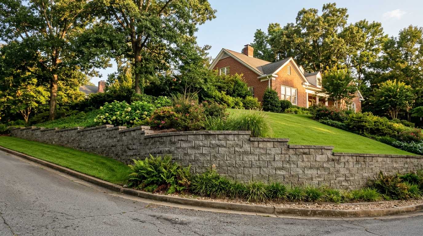 Wood vs Block Wall Costs for Slopes in Homewood, AL
