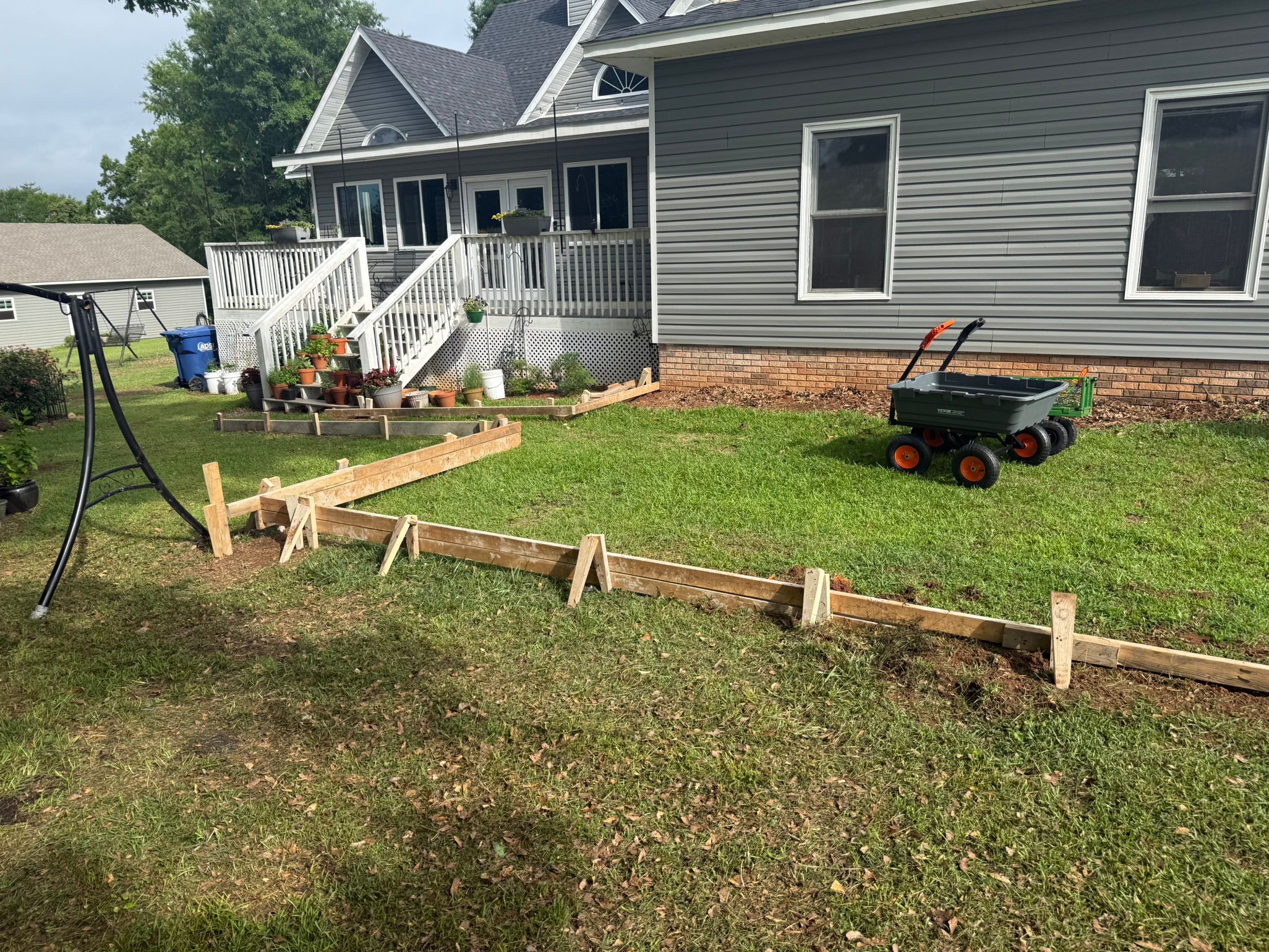 Covered Porch Addition In Cropwell, Alabama